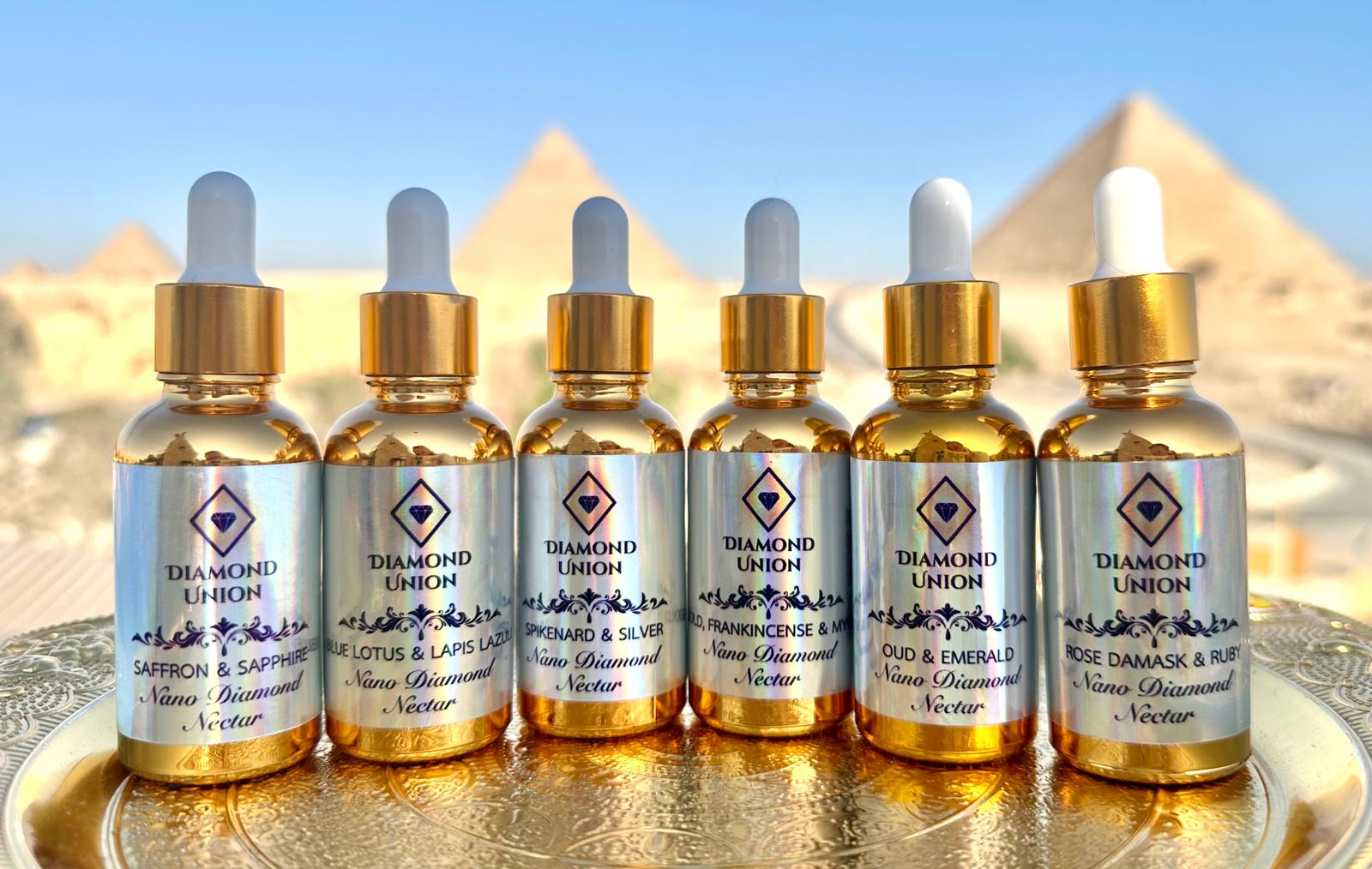 Precious Diamond Drops: Royal Rainbow Body Alchemy Six Elixirs Set
